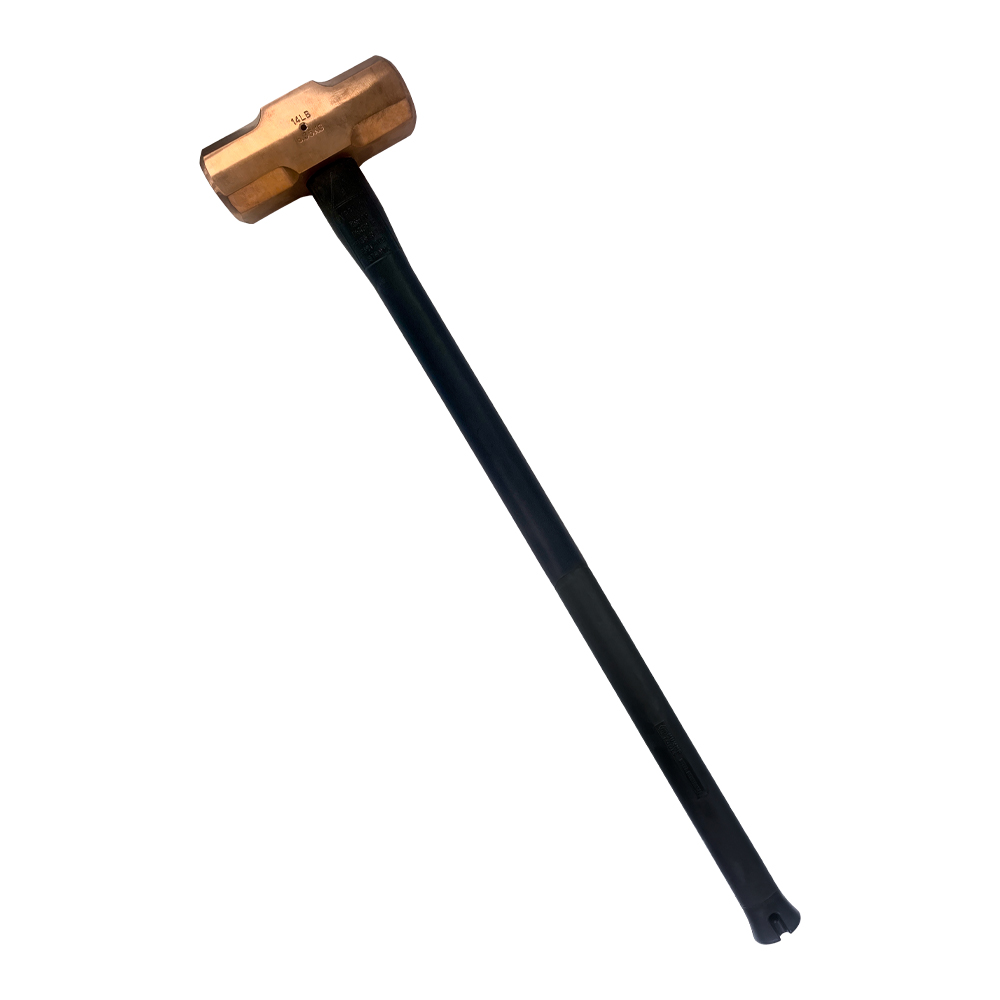 14lb Copper Hammer with Pinned Steel Core Fibreglass Handle 