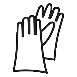 ISO Symbol Gloves
