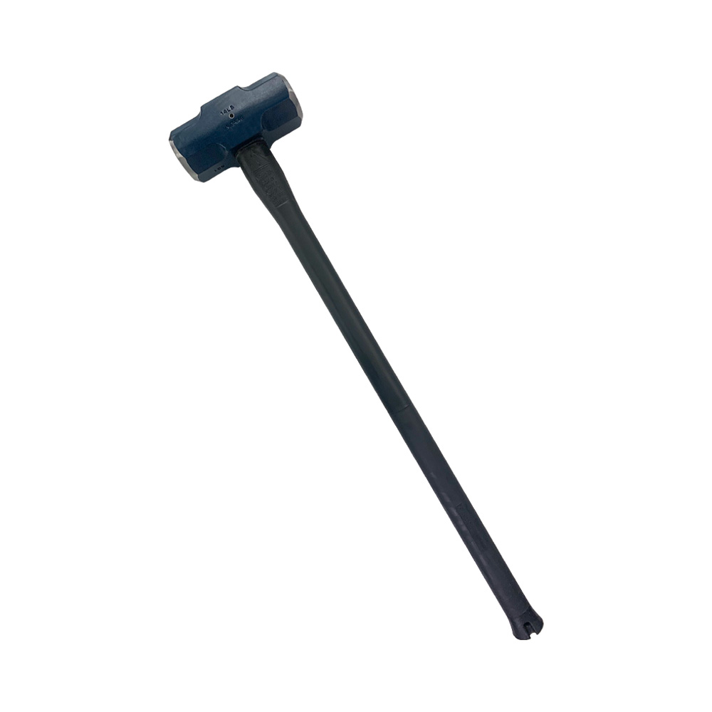 14lb Sledge Hammer with Pinned Steel Core Fibreglass Handle 